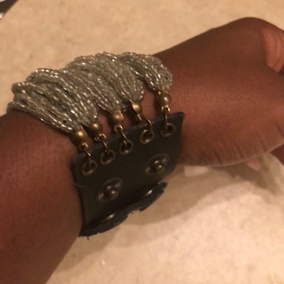 Beaded Cuff Bracelet - Picture 2 of 6